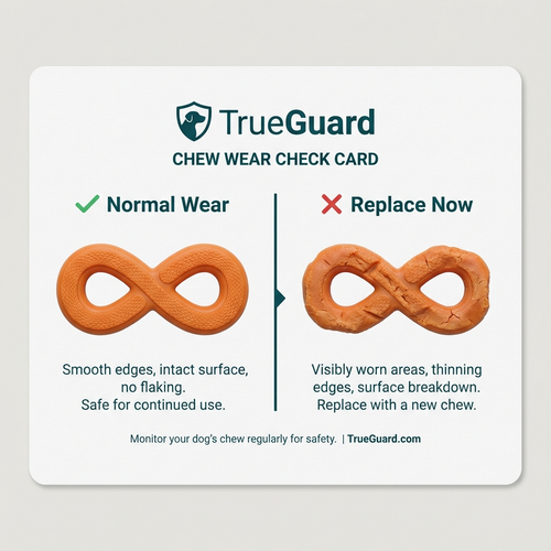 TrueGuard Chew Wear Check Card
